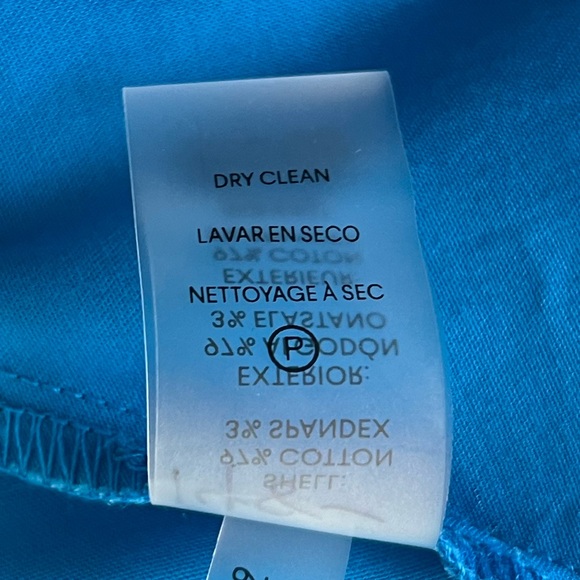 Karl Lagerfeld Blue and Gold A-Line Mini Dress - Picture 17 of 17